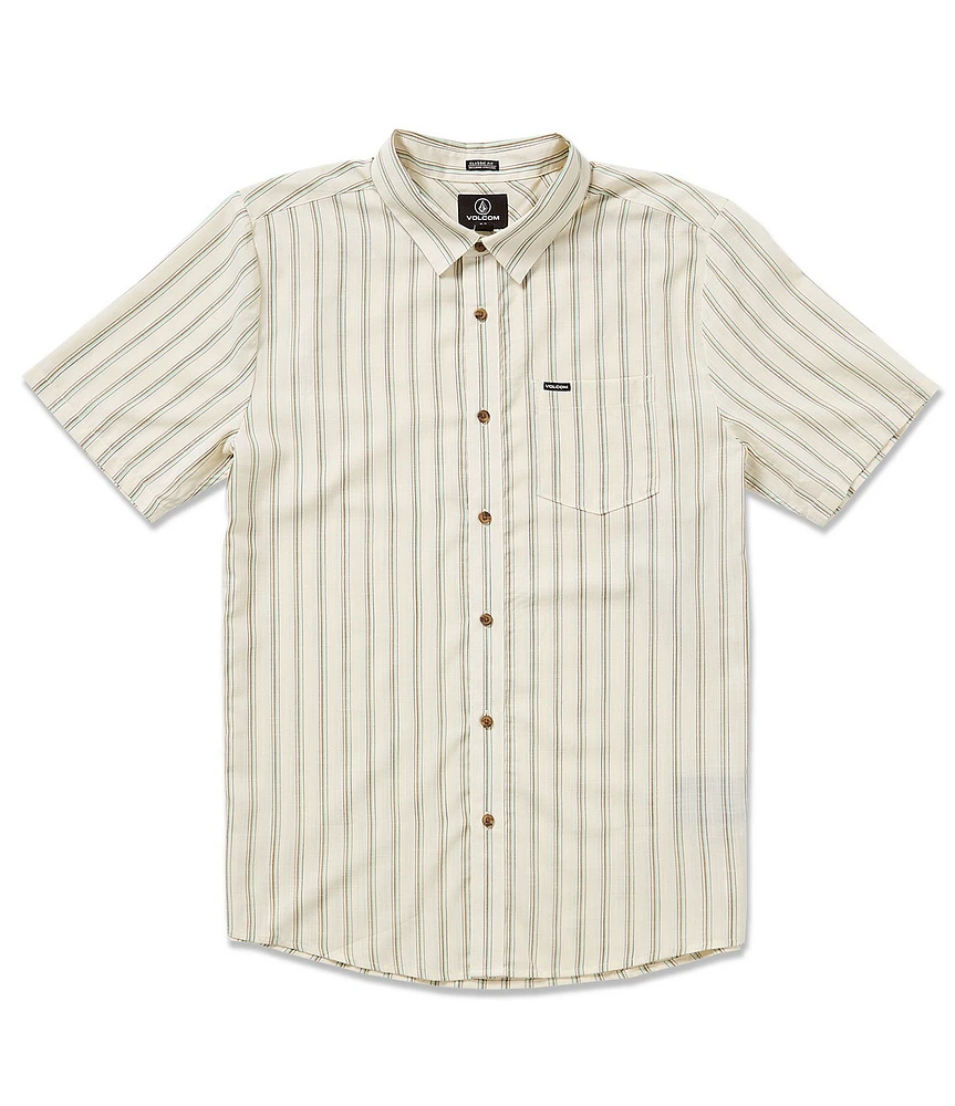Volcom Rambler Stripe Short Sleeve Woven Shirt