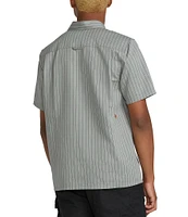 Volcom Trade Stone Stripe Short Sleeve Woven Shirt