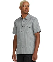 Volcom Trade Stone Stripe Short Sleeve Woven Shirt
