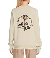 Volcom Truly Deal Brushed Back Fleece Graphic Sweatshirt