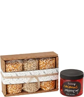 Wabash Valley Farms Old-Time Farmers Outdoor Popping Favorites Gift Set with Shake & Pop Popcorn Maker
