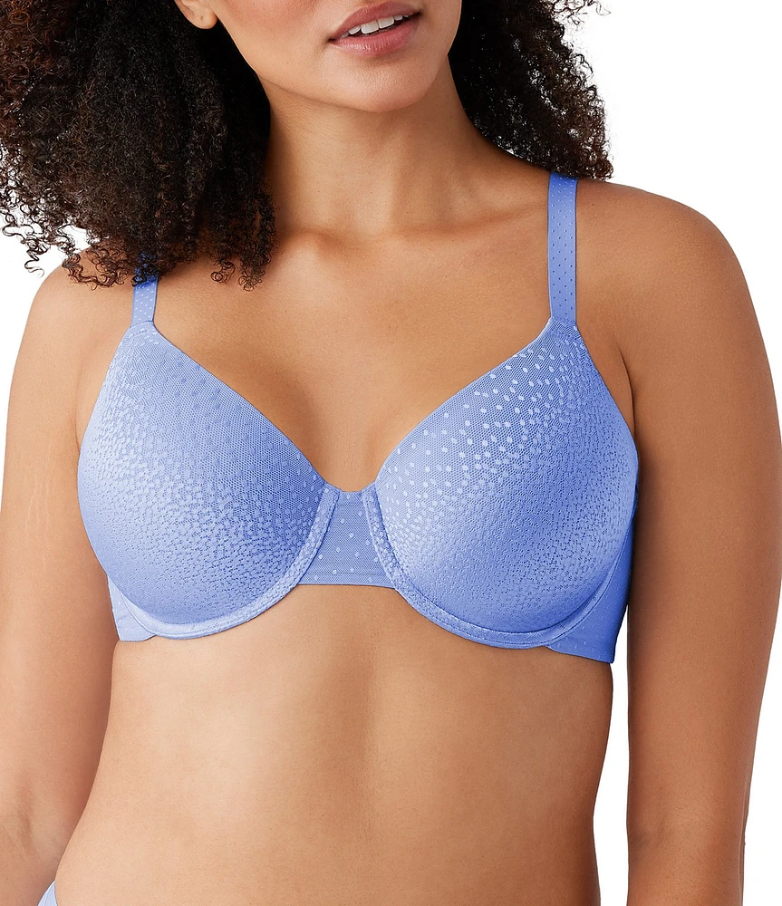 Wacoal Back Appeal™ Dot Jacquard Underwire U-Shape Back T-Shirt Full-Busted Bra