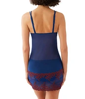 Wacoal Embrace Lace® Adjustable Strap Mesh Short Chemise