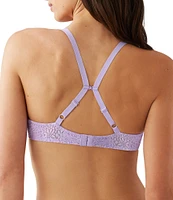 Wacoal Halo Floral Lace Unlined Underwire Center Bow Bra