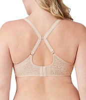 Wacoal Halo Floral Lace Unlined Underwire Center Bow Bra