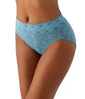 Wacoal Halo Lace Hi-Cut Floral Lace Brief Panty