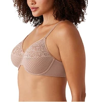 Wacoal Visual Effects Lace Underwire Full-Coverage Seamless Minimizer Bra