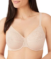 Wacoal Visual Effects Lace Underwire Full-Coverage Seamless Minimizer Bra