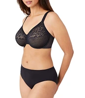 Wacoal Visual Effects Lace Underwire Full-Coverage Seamless Minimizer Bra