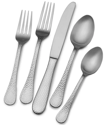 Wallace Satin Brooklyn 20-Piece Stainless Steel Flatware Set