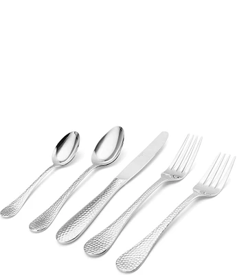 Wallace Silversmiths Brooklyn 20-Piece Stainless Steel Flatware Set