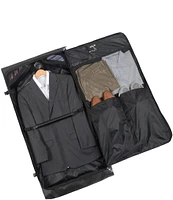 Wally Bags 45#double; Premium Framed Garment Bag with Shoulder Strap and Multiple Pockets
