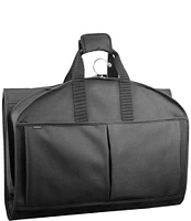 Wally Bags 48#double; Premium Travel Tri-Fold Garment Bag with Pockets and Pinstripe Lining