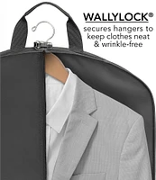 Wally Bags 48#double; Premium Travel Tri-Fold Garment Bag with Pockets and Pinstripe Lining