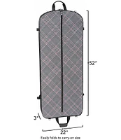 Wally Bags 52#double; Premium Travel Garment Bag with Shoulder Strap and Two Large Pockets