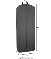 Wally Bags 60-in Premium Tri-Fold Travel Garment Bag with Pocket