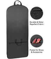 Wally Bags 60-in Premium Tri-Fold Travel Garment Bag with Pocket