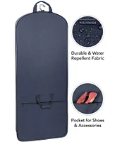 Wally Bags 60-in Premium Tri-Fold Travel Garment Bag with Pocket