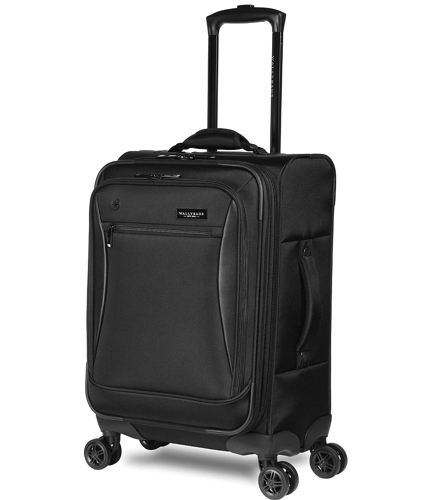 Wally Bags Solutions 20#double; Expandable Carry-On Spinner with Padded Electronics Pockets