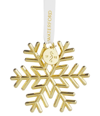 Waterford 2023 Golden Snowflake Ornament