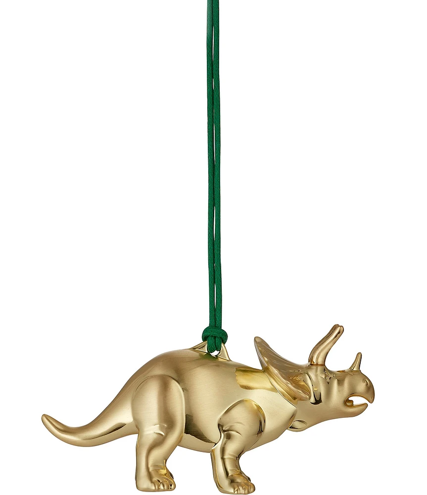 Waterford Golden Triceratops Ornament