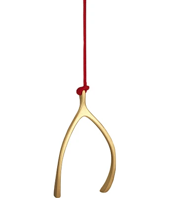 Waterford Golden Wishbone Ornament