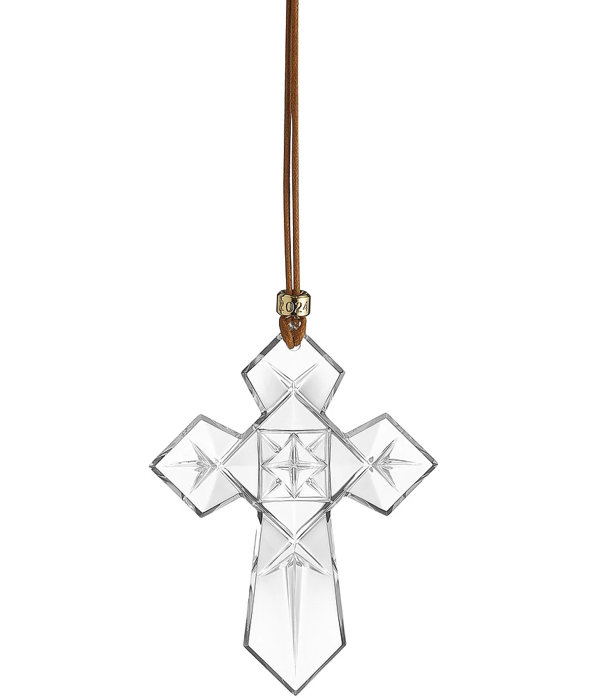 Waterford Annual Cross Ornament 2024