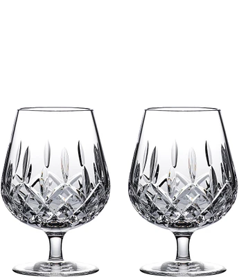 Waterford Crystal Connoisseur Lismore Brandy Balloon Glasses, Set of 2