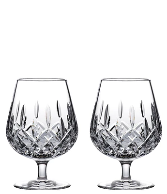 Waterford Crystal Connoisseur Lismore Brandy Balloon Glasses, Set of 2