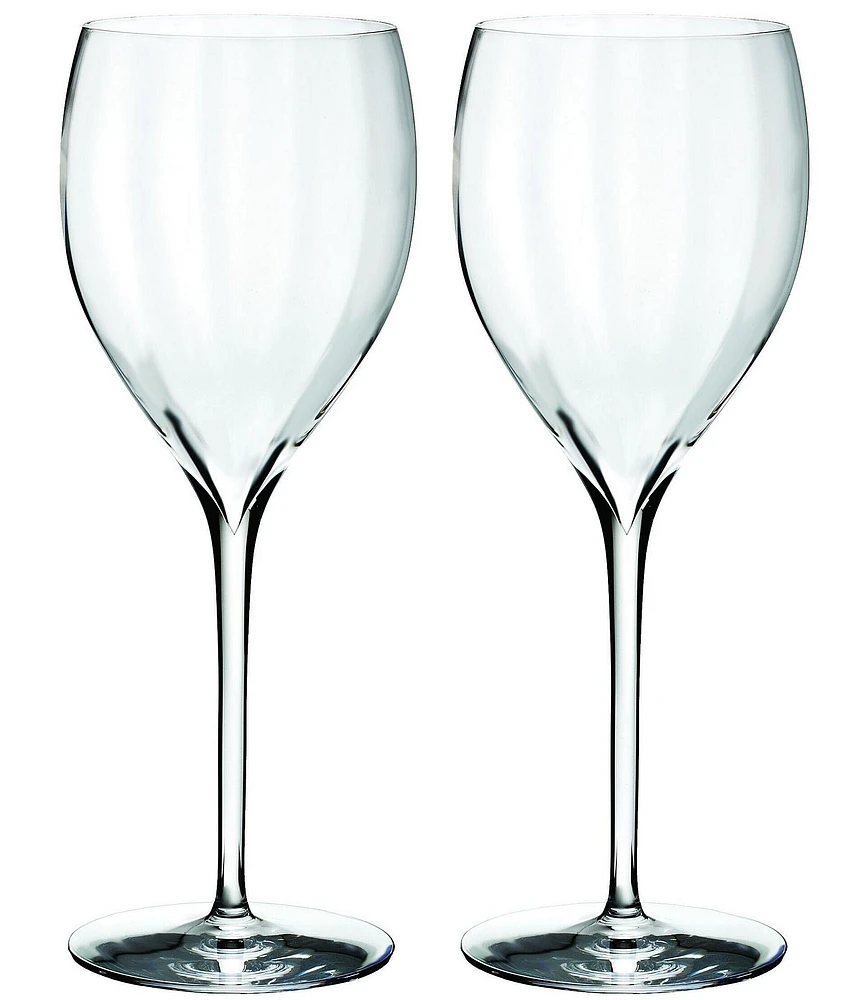 Waterford Crystal Elegance Optic Sauvignon Blanc Stemware, Set of 2