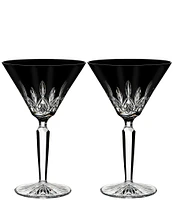 Waterford Lismore Black Martini 7floz, Set of 2