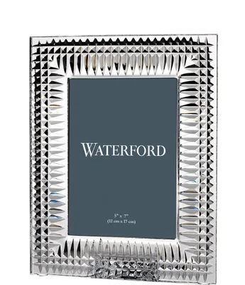 Waterford Crystal Lismore Diamond 5#double; x 7#double; Picture Frame