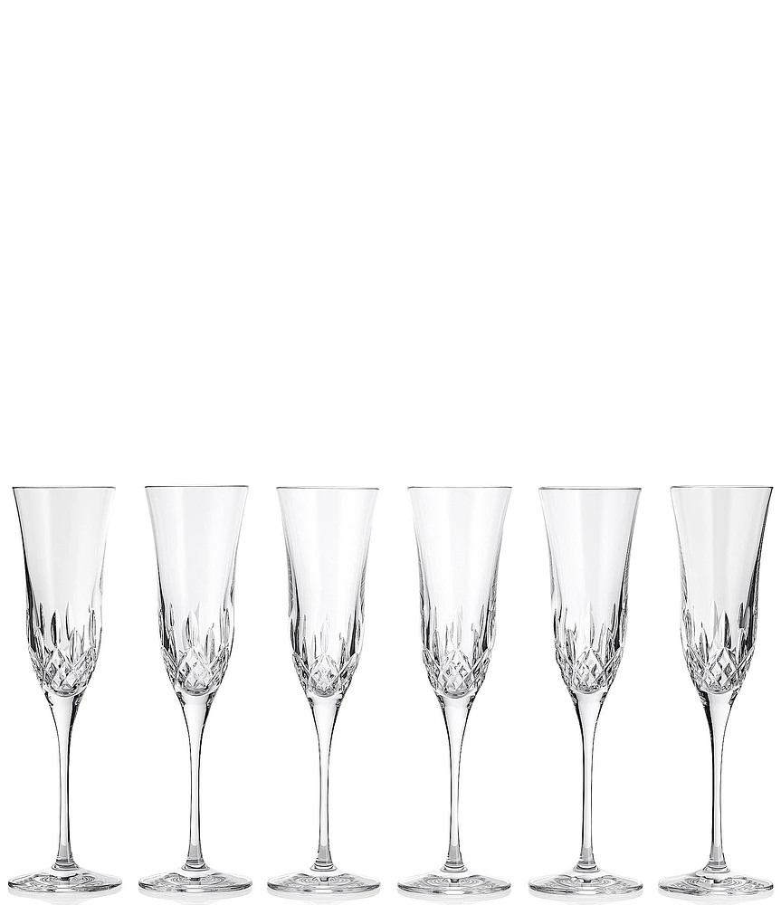 Waterford Crystal Lismore Essence Flutes, Set of 6