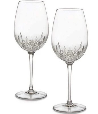 Waterford Lismore Essence Goblet Wine Glasses 22floz, Set of 2