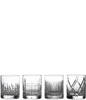 Waterford Connoisseur Double Old Fashioned 11.5floz, Set of 4 Mixed Patterns