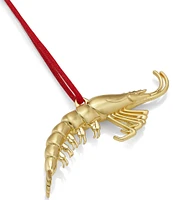 Waterford Golden Shrimp Ornament 2024