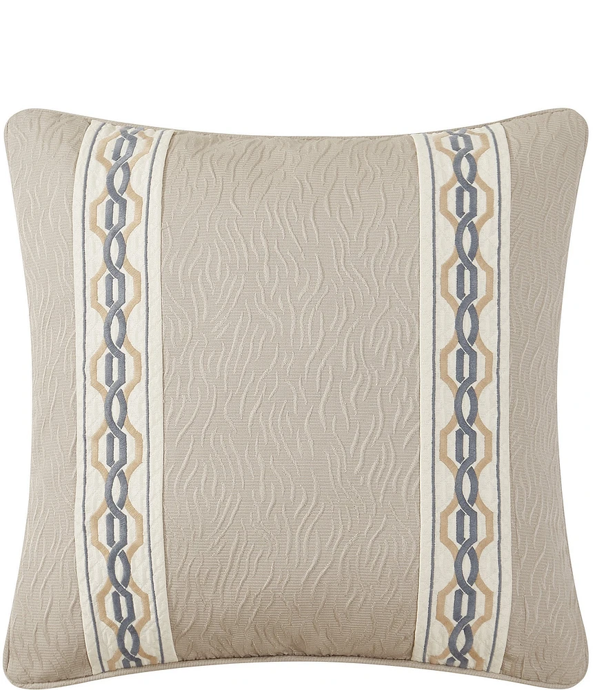 Waterford Lewiston Reversible Oversize Square Pillow