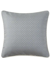 Waterford Lewiston Textured Jacquard Woven Reversible Square Pillow