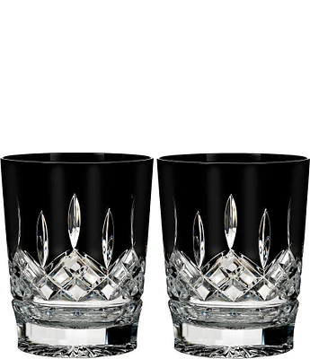 Waterford Lismore Black Tumbler 10.5floz, Set of 2