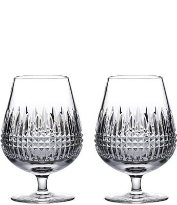 Waterford Lismore Diamond Brandy Balloon Glasses, Set of 2