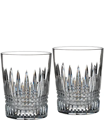 Waterford Lismore Diamond Double Old Fashioned Glass 10.5floz, Set of 2