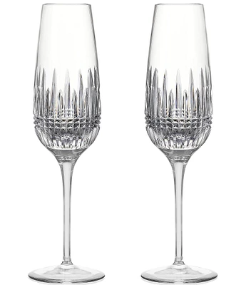 Waterford Lismore Diamond Essence Flute 10.5floz, Set of 2