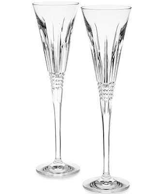 Waterford Lismore Diamond Toasting Flute 5.5floz, Set of 2