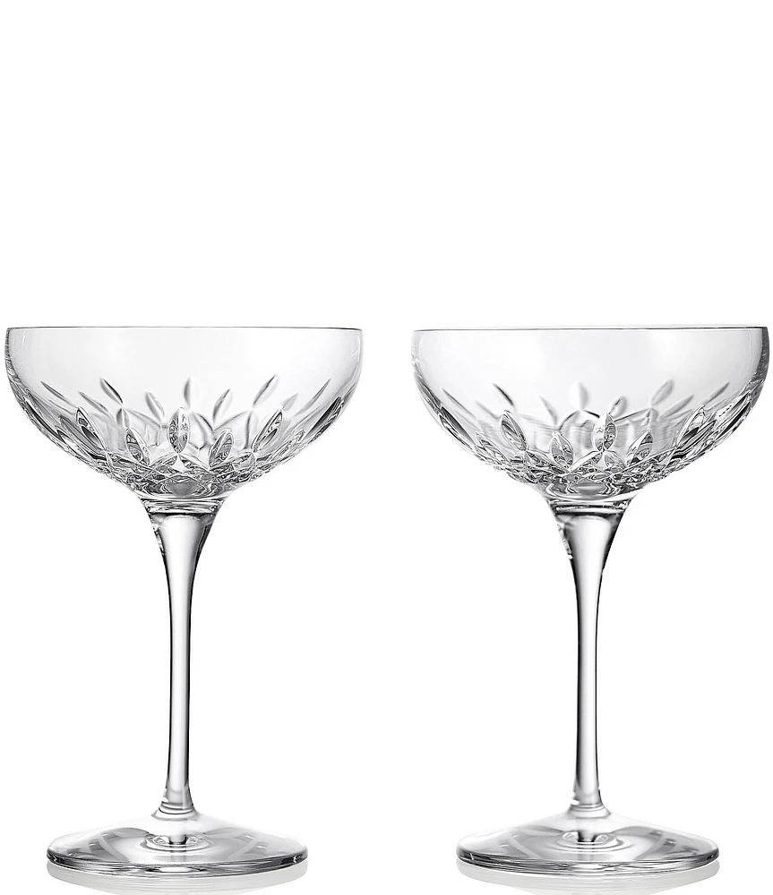 Waterford Lismore Essence Champagne Saucer, Set of 2