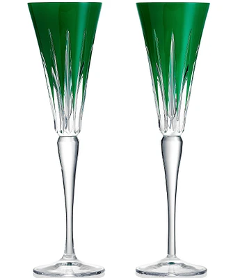 Waterford New Year Flutes Firework, Set of 2