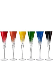 Waterford New Year Mixed Flutes Firework Set of 6 2025