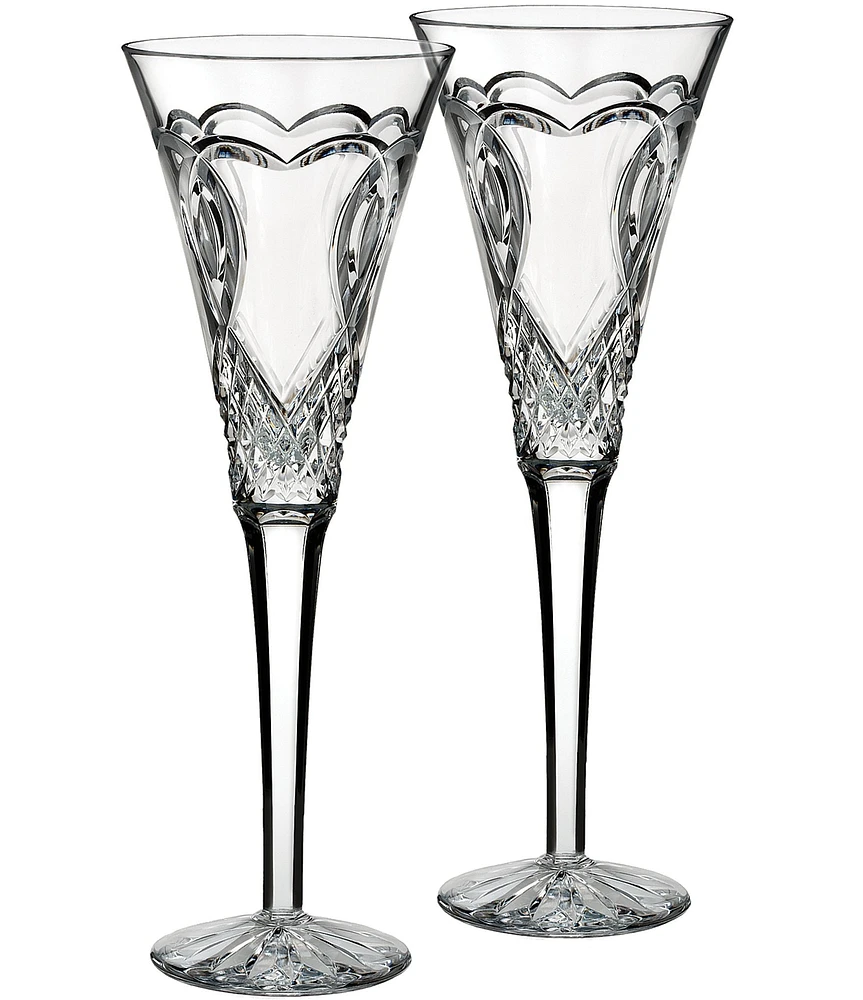 Waterford Wedding Toasting Flute 7floz, Set of 2