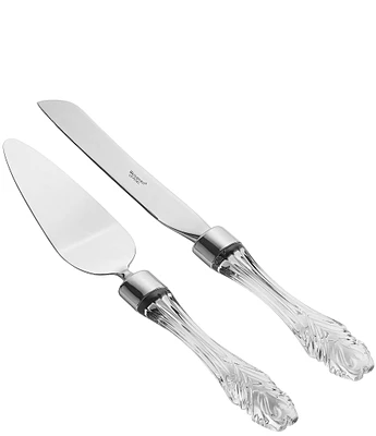 Waterford Wedding Stainless Cake Knife & Server Set