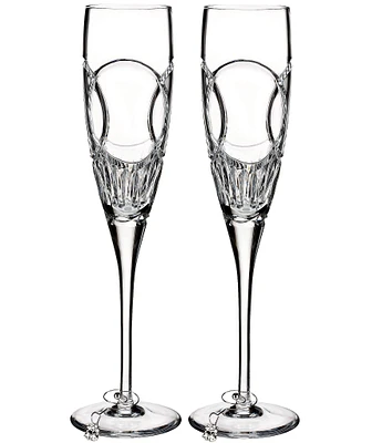 Waterford Wedding Vows Toasting Flute 7floz, Set of 2