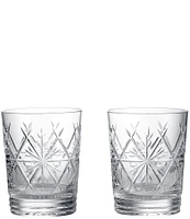 Waterford Winter Wonders Double-old Fashion Snowflake Glasses, Set of 2